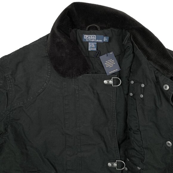 NEW! Polo Ralph Lauren Vintage Toggle Fireman Jacket (Coat)! L  Weathered Black - Picture 4 of 5